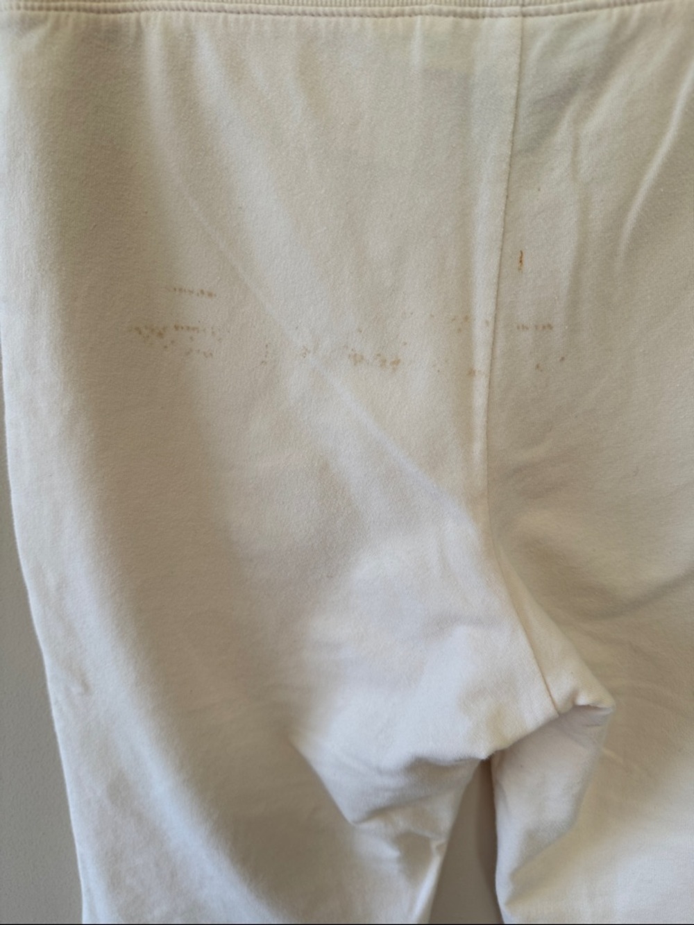 Bundle of two Cream Drawstring Crop & White Pull-On Crop Pants - Picture 7 of 10